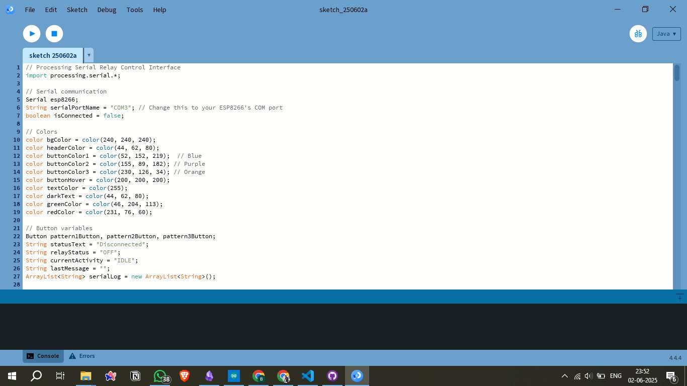 Processing Interface Preview